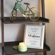 Load image into Gallery viewer, home coordinates print