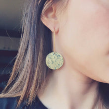 Load image into Gallery viewer, crushed gold earrings