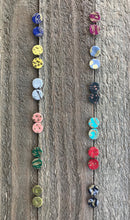 Load image into Gallery viewer, colorful metallic stud earrings