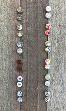 Load image into Gallery viewer, colorful metallic stud earrings