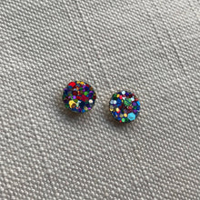 Load image into Gallery viewer, glitter stud earrings