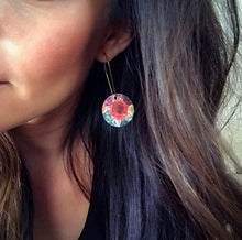 Load image into Gallery viewer, bold floral earrings