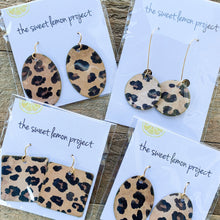Load image into Gallery viewer, animal print earrings