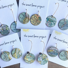 Load image into Gallery viewer, map earrings