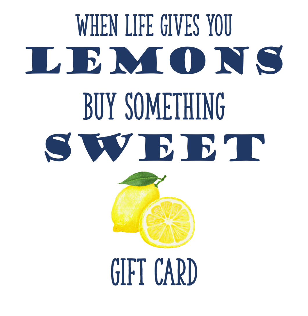 the sweet lemon project gift card