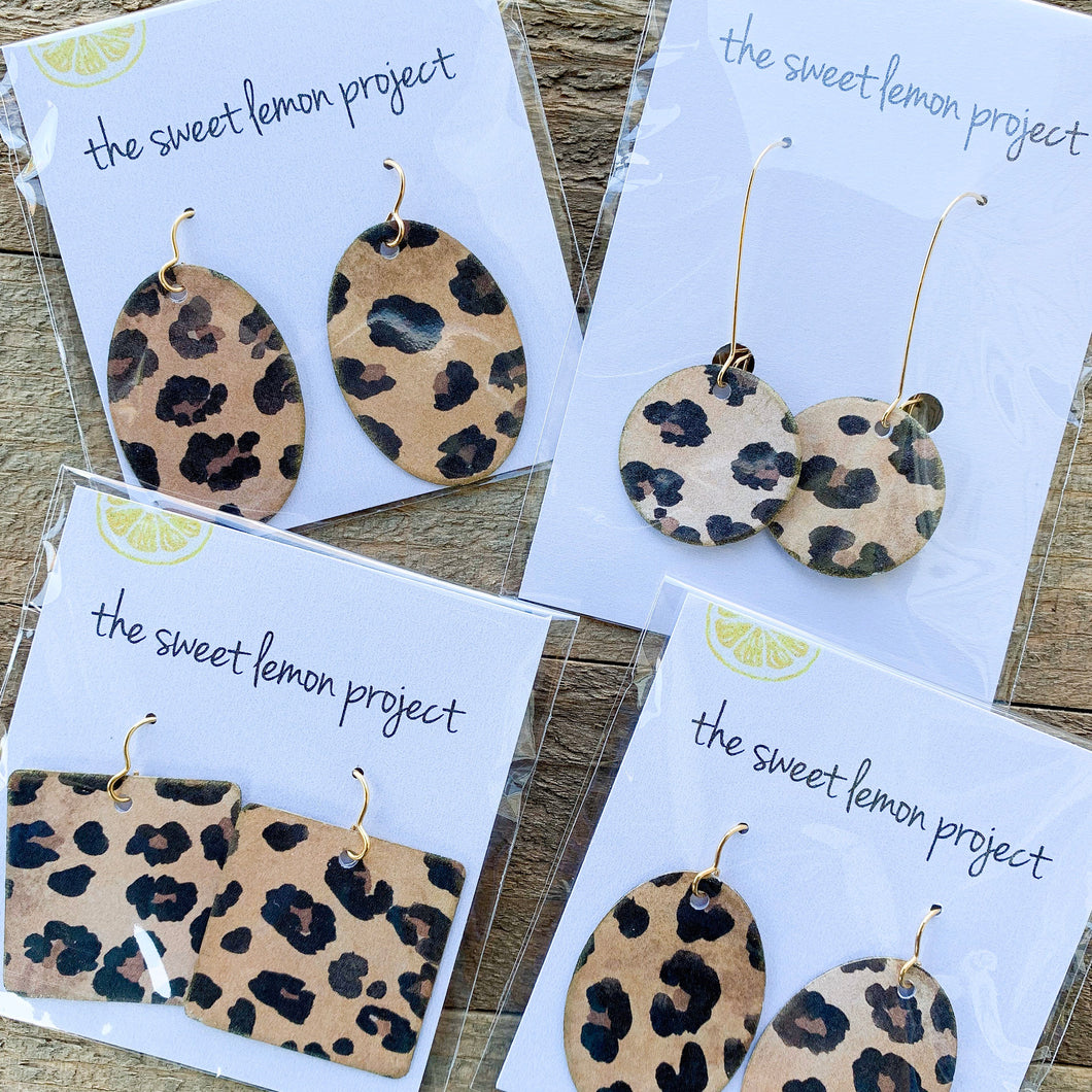 animal print earrings