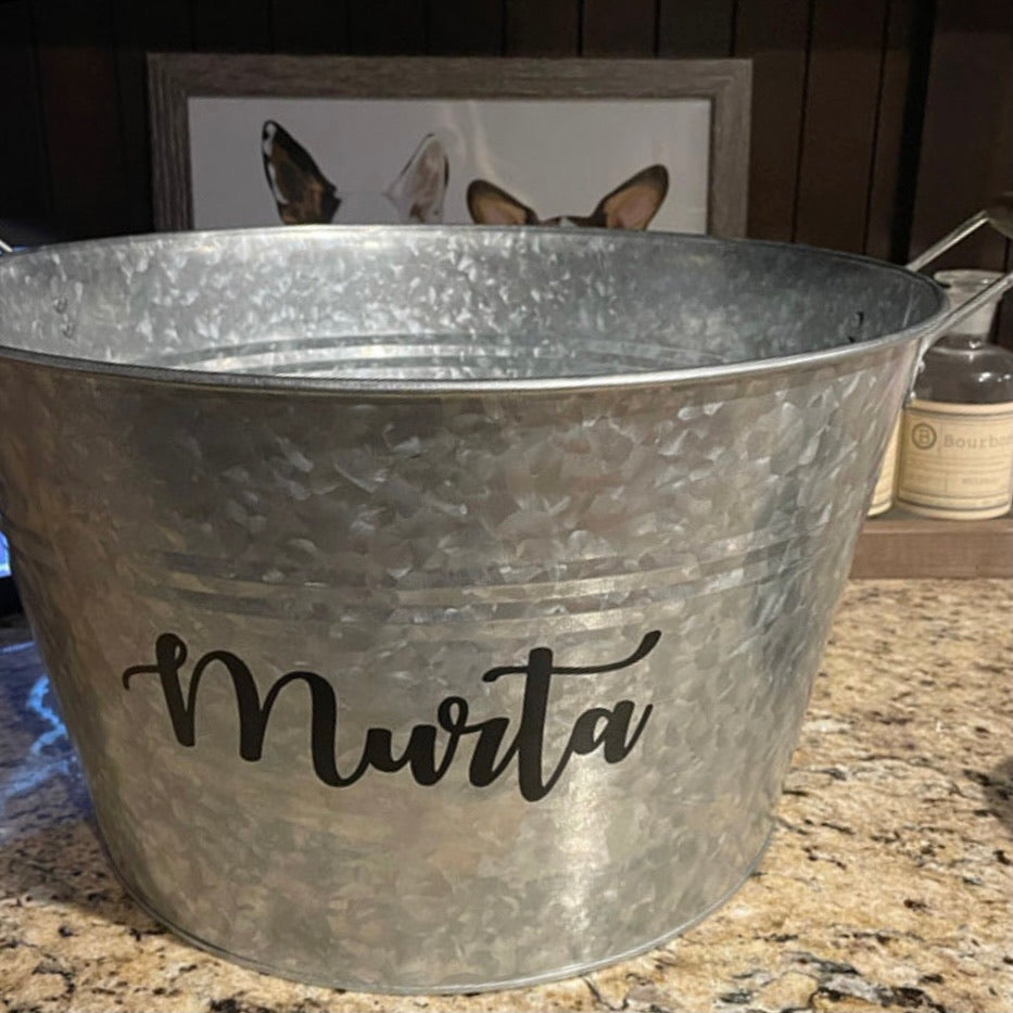 personalized tub