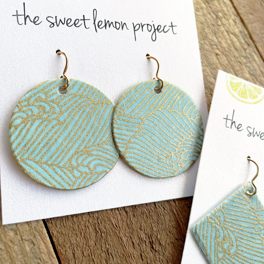 Ocean Waves - earrings